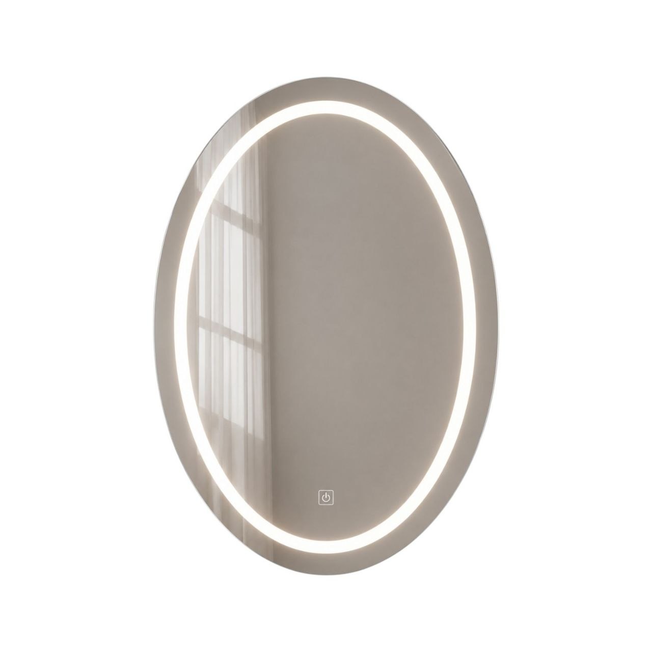 ESPEJO OVALADO CON LUZ LED 78.1X59CM