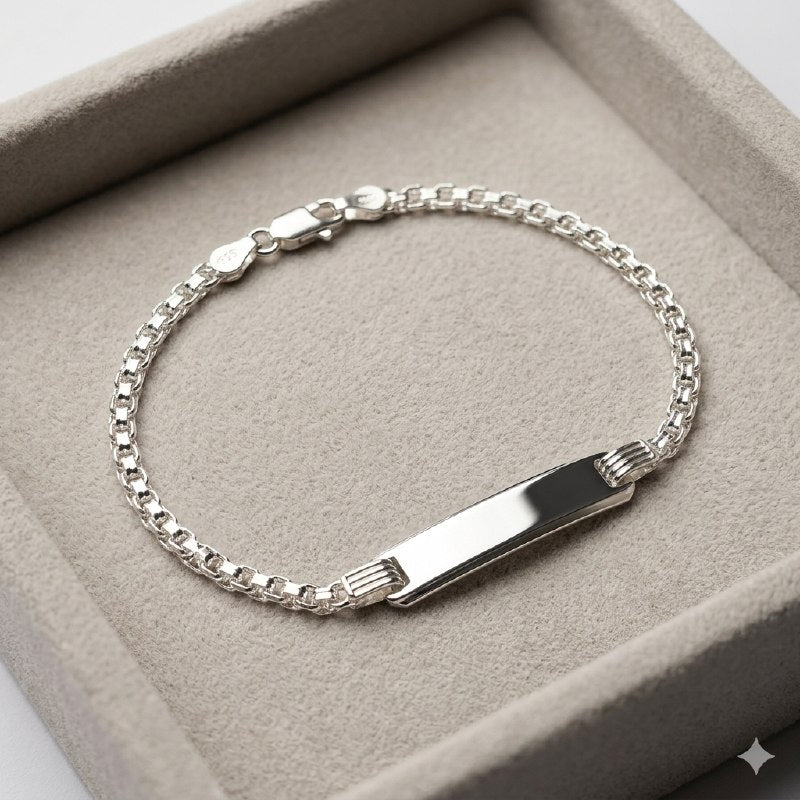PULSERA DE PLATA 9.25 PARA HOMBRE PESO: 4.6G