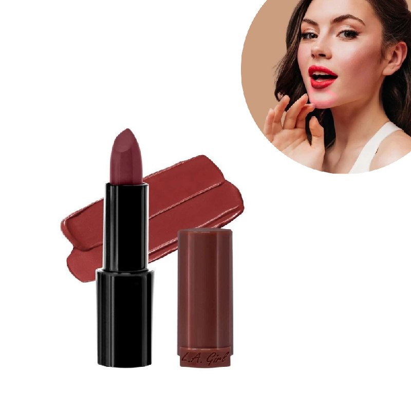 LIPSTICK VOLUMINIZADOR E HIDRATANTE TONO GLC751 FIRST LOVE PRETTY & PLUMP L.A. GIRL 3.2G