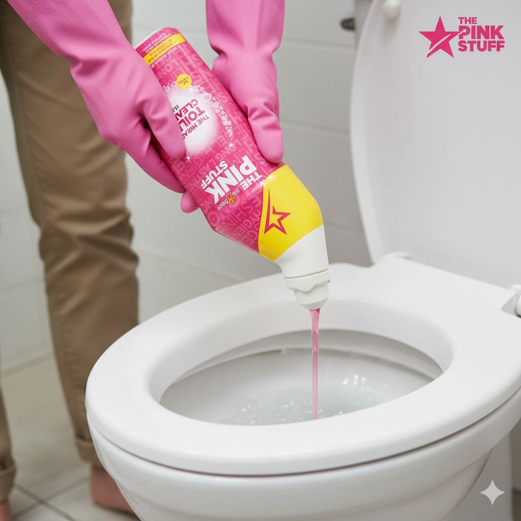 LIMPIADOR EN GEL DE INODOROS MILAGROSO THE PINK STUFF 750ML