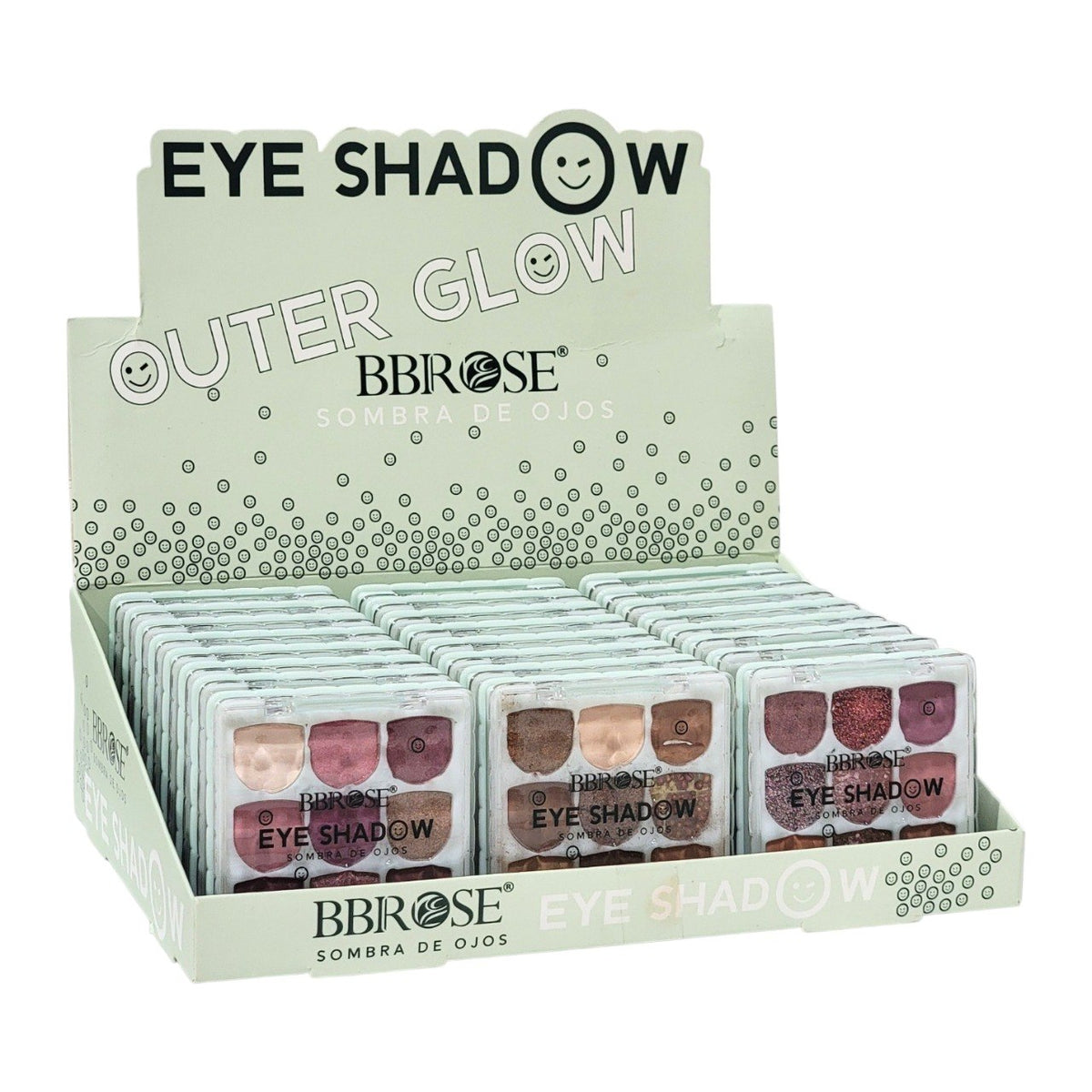 PALETA DE SOMBRAS DE OJOS NEUTRALES Y BRILLANTES 6 TONOS BBROSE 11G