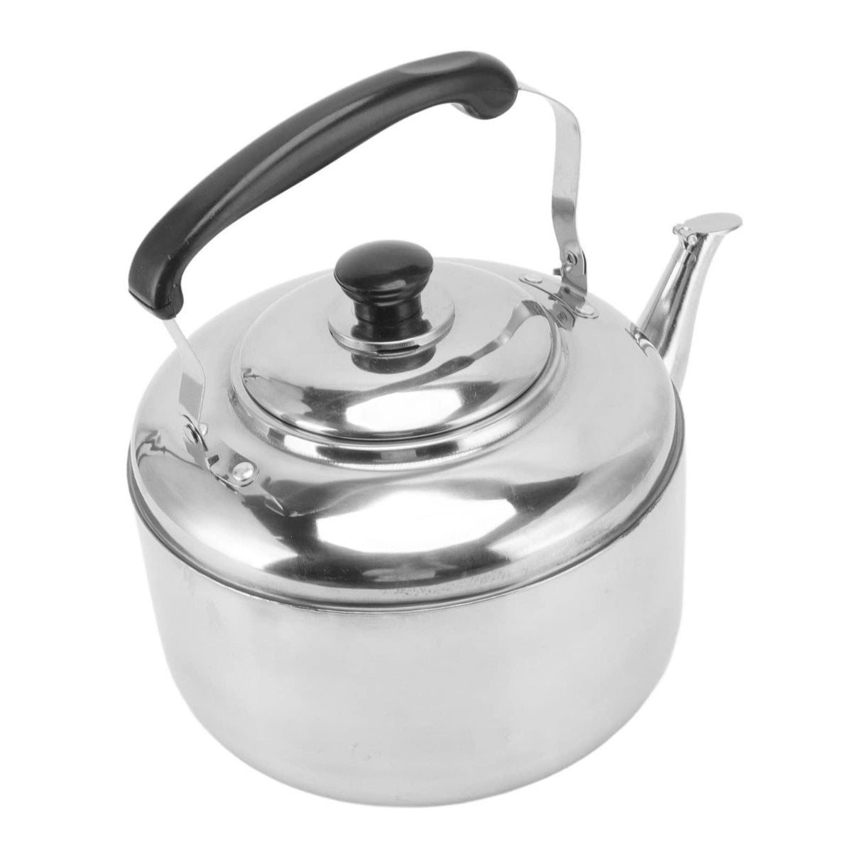 TETERA SILBADORA PARA ESTUFA DE ACERO INOXIDABLE Y MANGO RESISTENTE AL CALOR CRYSTAL CUISINE 3L