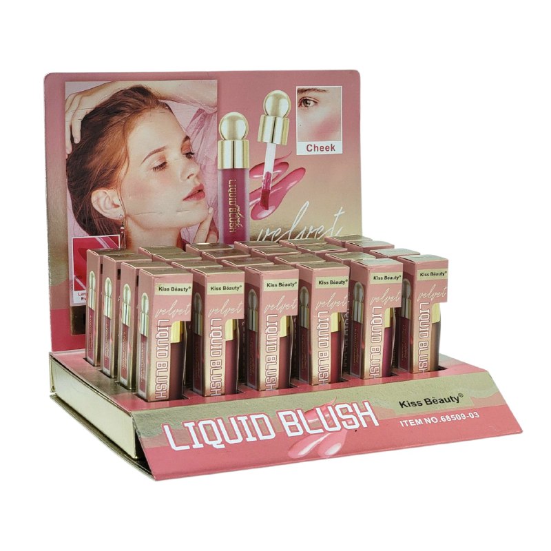 BLUSH LIQUIDO ACABADO MATTE FRESCO KISS BEAUTY 7ML (DUPE DE RARE BEAUTY)
