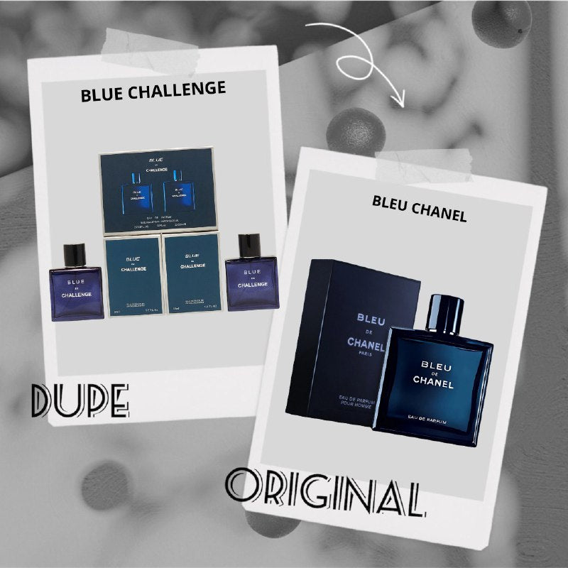 SET BLUE DE CHALLENGE EDP 55MLX2 (H)
