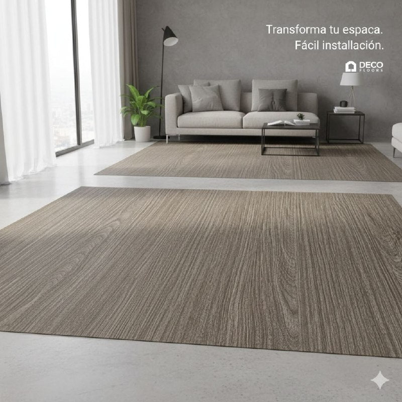 DECORACION PISO DE PVC ELEGANTE TIPO MADERA NATURAL ADHESIVO 24UND