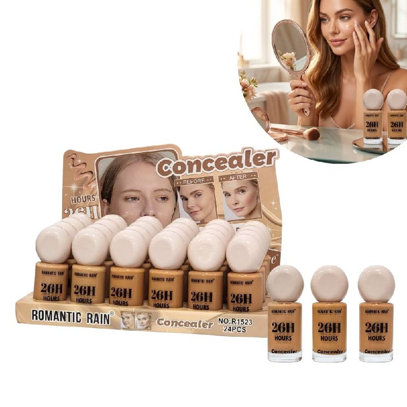 CORRECTOR LIQUIDO DE ALTA COBERTURA E IMPERMEABLE DE LARGA DURACION ROMANTIC RAIN (DUPE DE RARE BEAUTY)