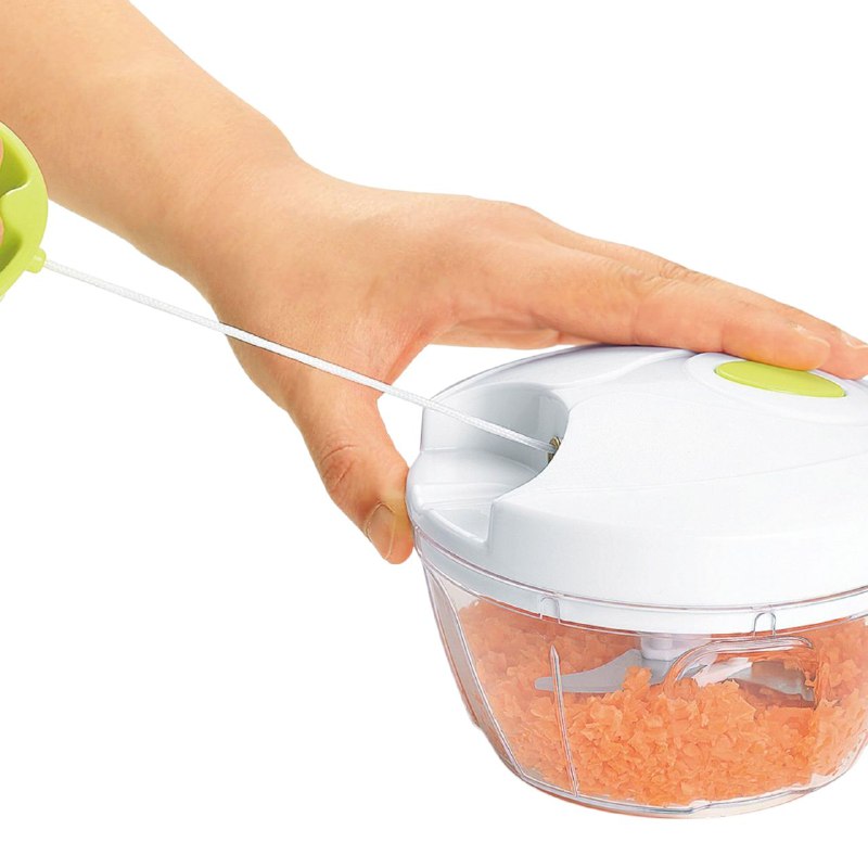 MAQUINA PROCESADORA PICADORA DE ALIMENTOS MANUAL CON CUERDA