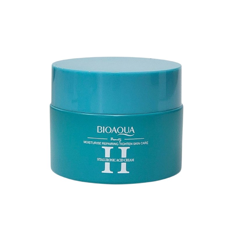 CREMA FACIAL HIDRATANTE REPARADORA Y REAFIRMANTE DE ACIDO HIALURONICO BIOAQUA 60G