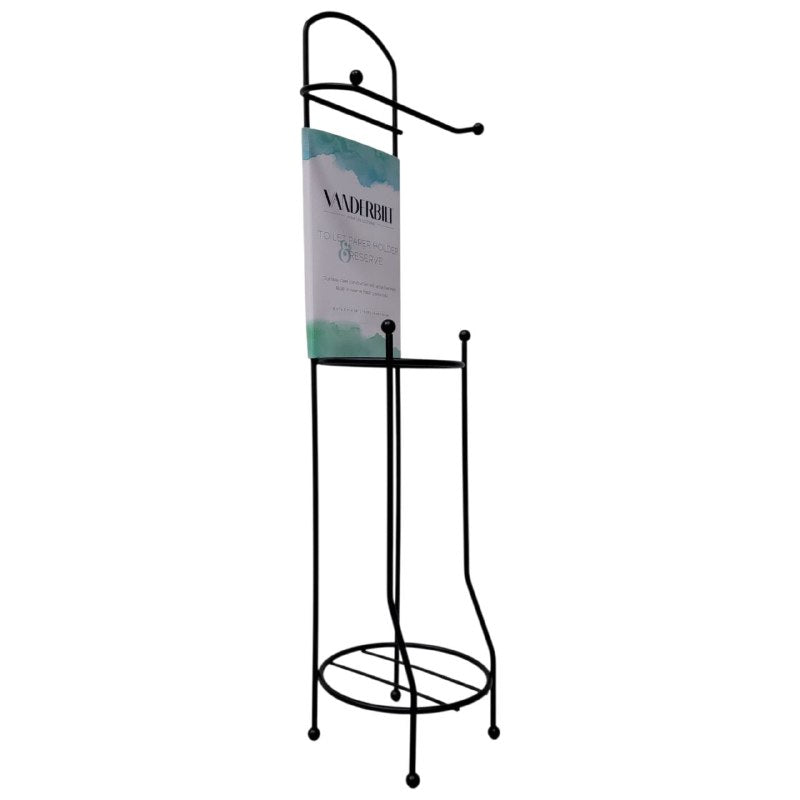 SOPORTE DE ALMACENAMIENTO PARA PAPEL HIGIENICO DE ACERO DURADERO VANDERBIL HOME COLLECTIONS
