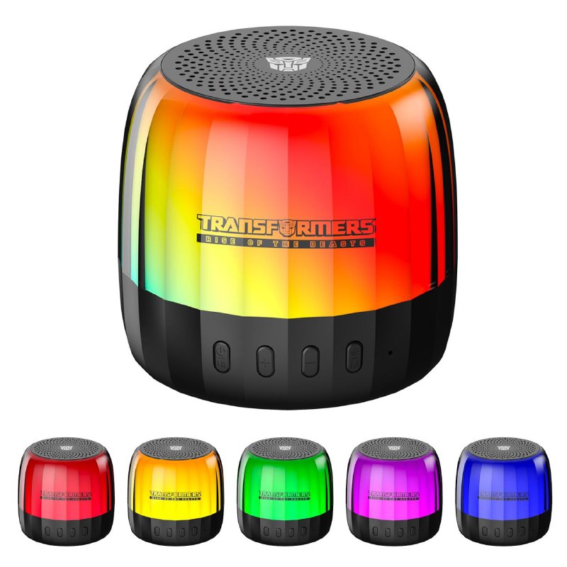 PARLANTE ALTAVOZ TF-Y11 BLUETOOTH V5.4, DISTANCIA DE 10MTS, SE CARGA EN 3H Y DA BATERIA DE 6H SONIDO ENVOLVENTE, RANURA SD, LUZ LED TRANSFORMERS RISE OF THE BEASTS