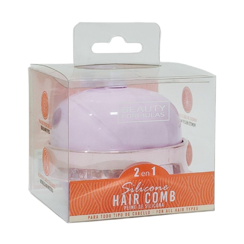 CEPILLO DE SILICONA MASAJEA Y LIMPIA PROFUNDAMENTE EL CUERO CABELLUDO BEAUTY FORMULAS