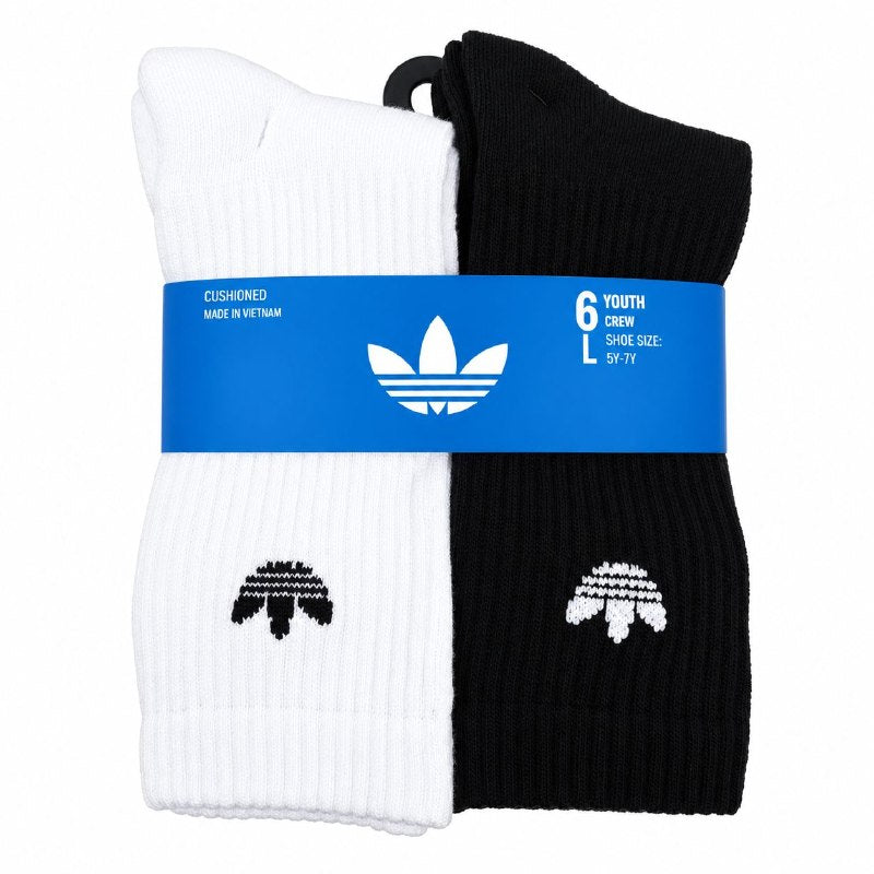CALCETA ALTA ORIGINAL ADIDAS PARA HOMBRE 6 PARES TALLA 5-7