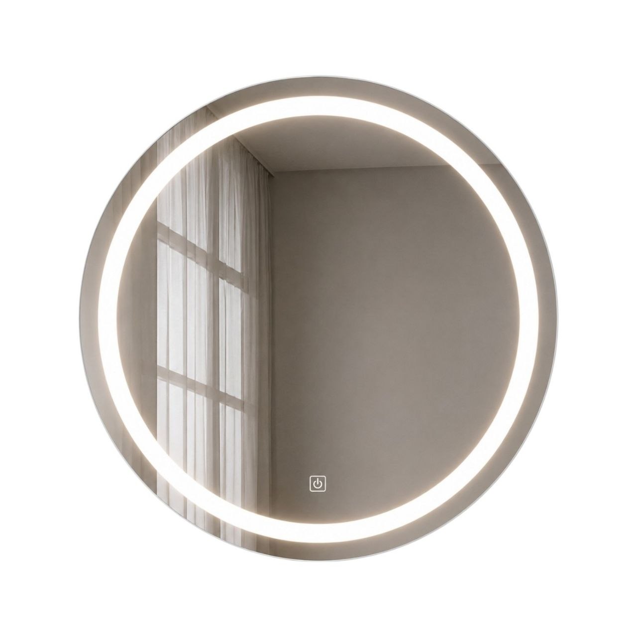 ESPEJO REDONDO CON LUZ LED 68.3X69CM
