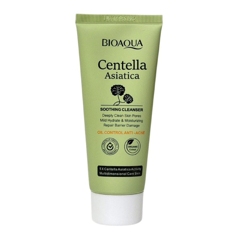 LIMPIADOR FACIAL EN ESPUMA CALMANTE DE CENTELLA ASIATICA BIOAQUA 100G