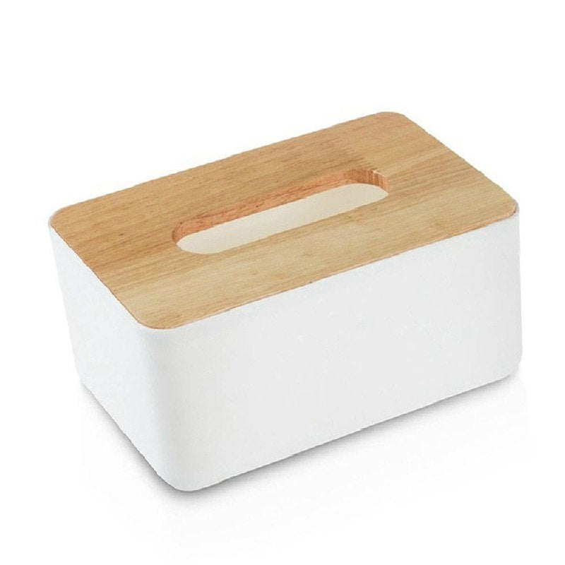 SERVILLETERO ORGANIZADOR CAJA DE ALMACENAMIENTO UNIVERSAL CON TAPA DE MADERA KENNEDY HOME COLLECTIONS