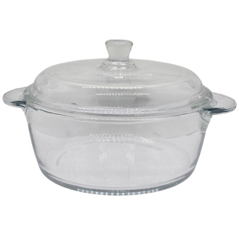OLLA DE COCINA DE VIDRIO RESISTENTE AL CALOR Y FACIL DE USAR Y LIMPIAR DELI GLASS 1L