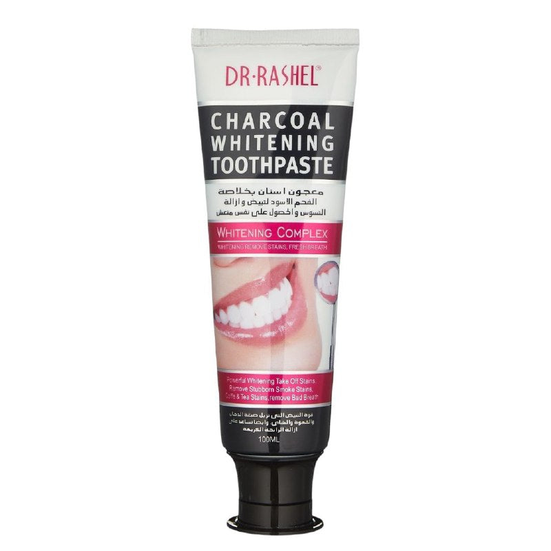 PASTA DENTAL BLANQUEADORA CON CARBON ACTIVADOR DR RASHEL 100ML