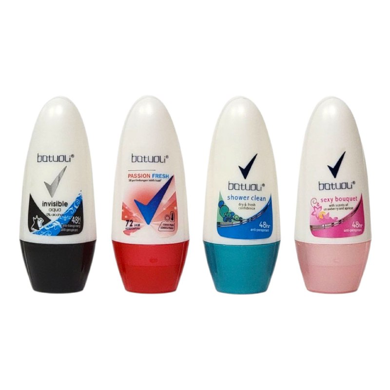 DESODORANTE ANTITRANSPIRANTE ROLL-ON DURACION DE 48 HORAS CON DOBLE ACTIVO BATUOLI