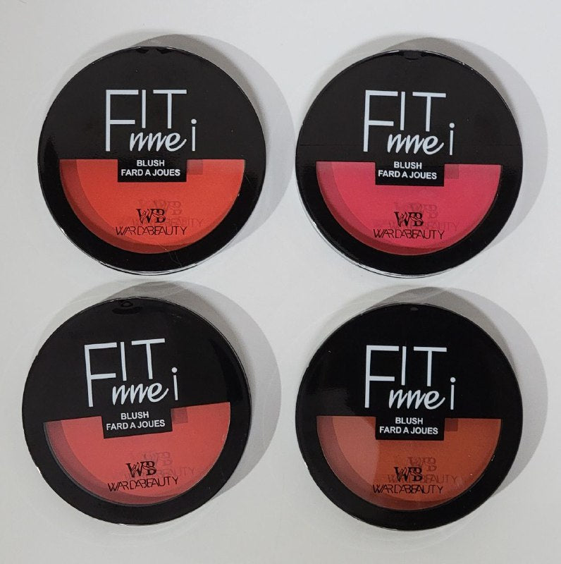 BLUSH DE LARGA DURACION, DUPE MAYBELLINE FITME ASPECTO NATURAL 4 TONOS, WARDABEAUTY FIT NNEI
