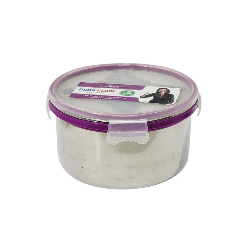 CONTENEDOR DE ACERO INOXIDABLE CIERRE HERMÉTICO PRINCEWARE 1200ML