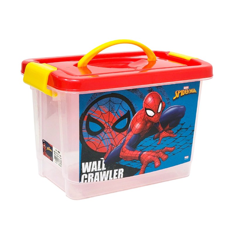 ORGANIZADOR CAJA DE ALMACENAMIENTO ORGANIZADORA PARA NIÑOS DE SPIDERMAN 16X16X24