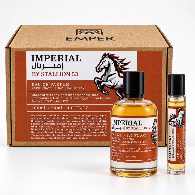 SET EMPER IMPERIAL BY STALLION 53 EDP 100ML EDP 20ML (H) (DUPE PARFUMS DE MARLY ALTHAÏR EDP)