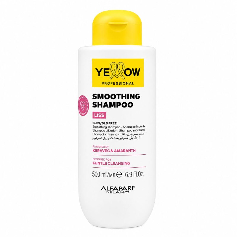 SHAMPOO ALISADOR Y ANTIFRIZZ SIN SULFATOS PARA CABELLOS REBELDES CON KERATINA ALFAPARF 500ML