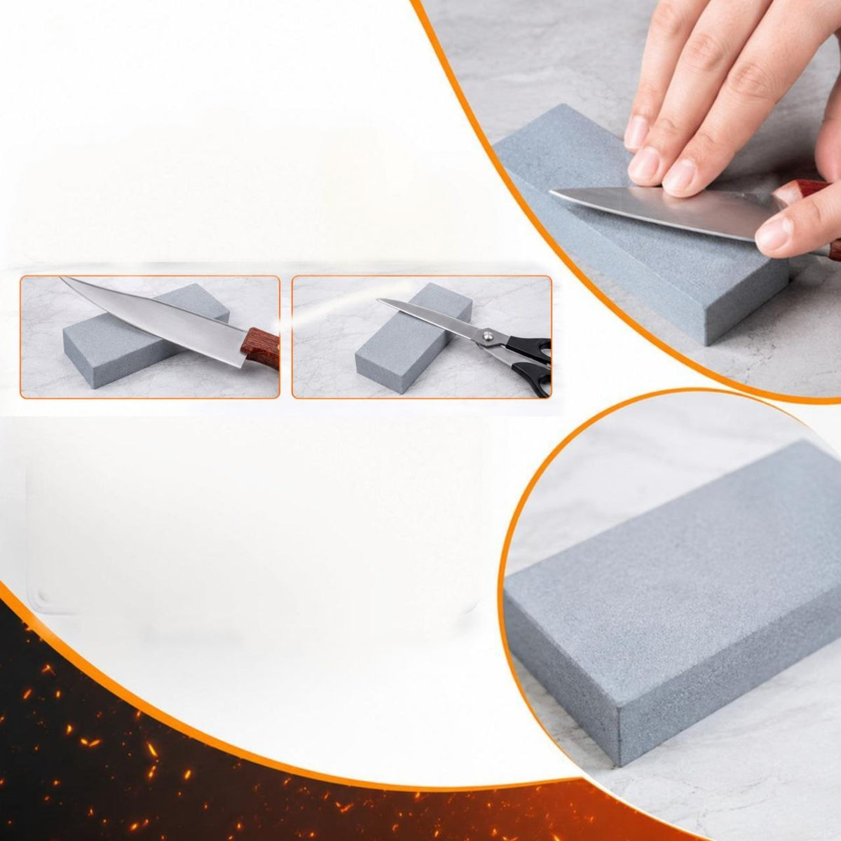 PIEDRA PARA AFILAR SHARPENING STONE 2PCS