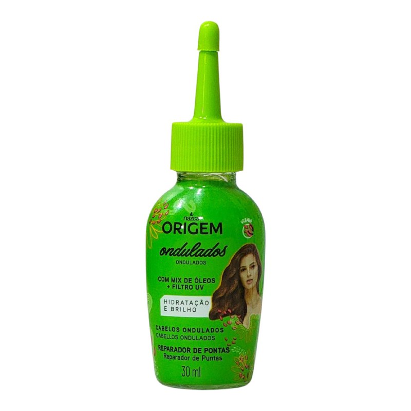 ACEITE PARA EL CABELLO ACEITE ONDULADOS REPARADOR DE PUNTAS CON MIX DE OLEOS NAZCA ORIGEM 30ML