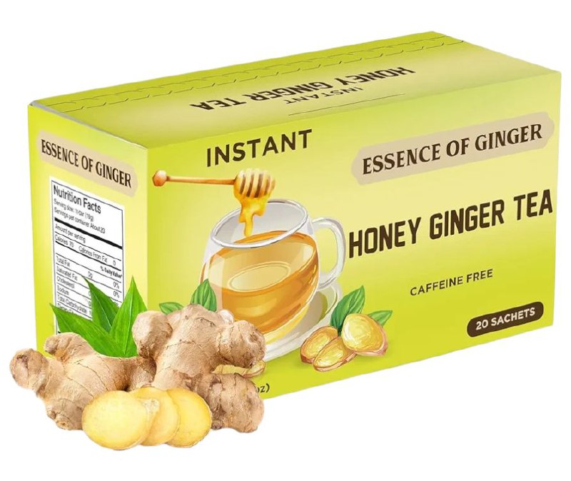 TE INSTANTANEO DE MIEL Y JENGIBRE SABOR A LIMON SIN CAFEINA ESSENCE 20UND