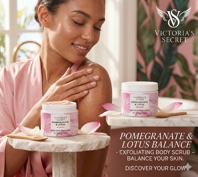 VICTORIAS SECRET EXFOLIANTE CORPORAL POMEGRANATE & LOTUS BALANCE 368G (M)