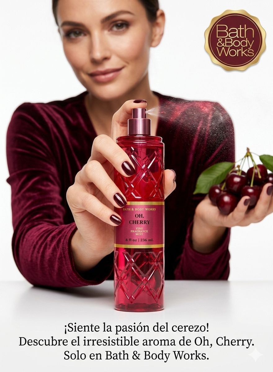 BATH & BODY WORKS SPLASH OH CHERRY 236ML (M)