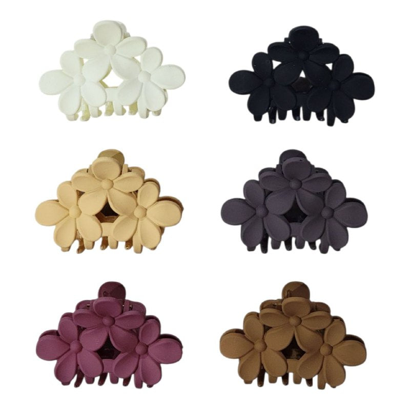 GANCHO PARA EL CABELLO DE FLOR HAWAIANA, PINZAS DE SUJECION FUERTE, ACCESORIO PARA EL CABELLO PAQUETE DE 12UND 7X4CM