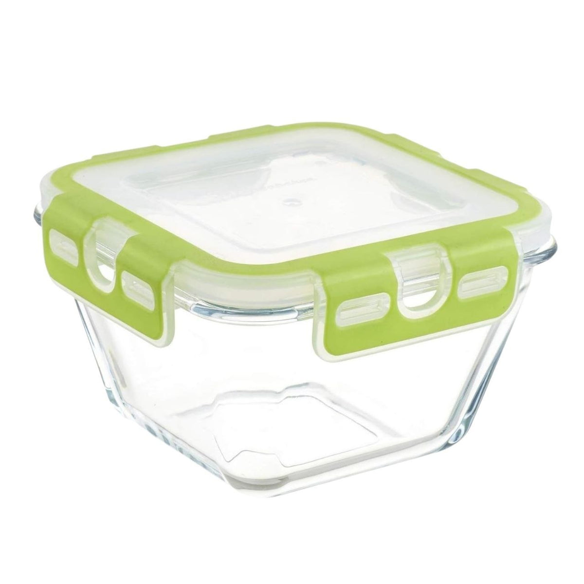 RECIPIENTE PANA PARA ALIMENTOS HERMETICO DE VIDRIO STOREMAX 20X20X8CM