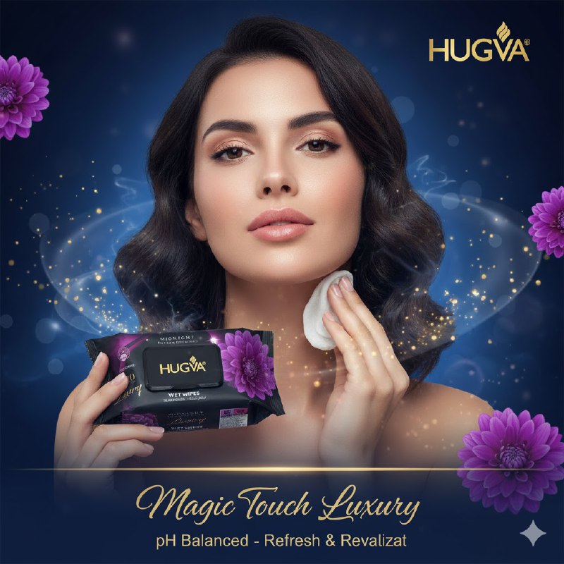TOALLITAS HUMEDAS EQUILIBRANTES PERFUMADAS MAGIC TOUCH HUGVA 120UND