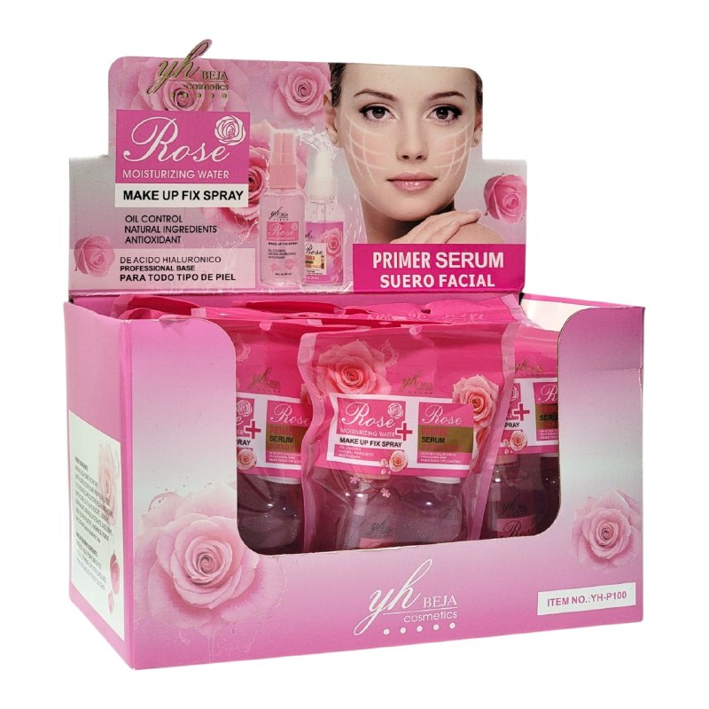 FIJADOR DE MAQUILLAJE Y SUERO FACIAL CON ACIDO HIALURONICO YH BEJA COSMETICS