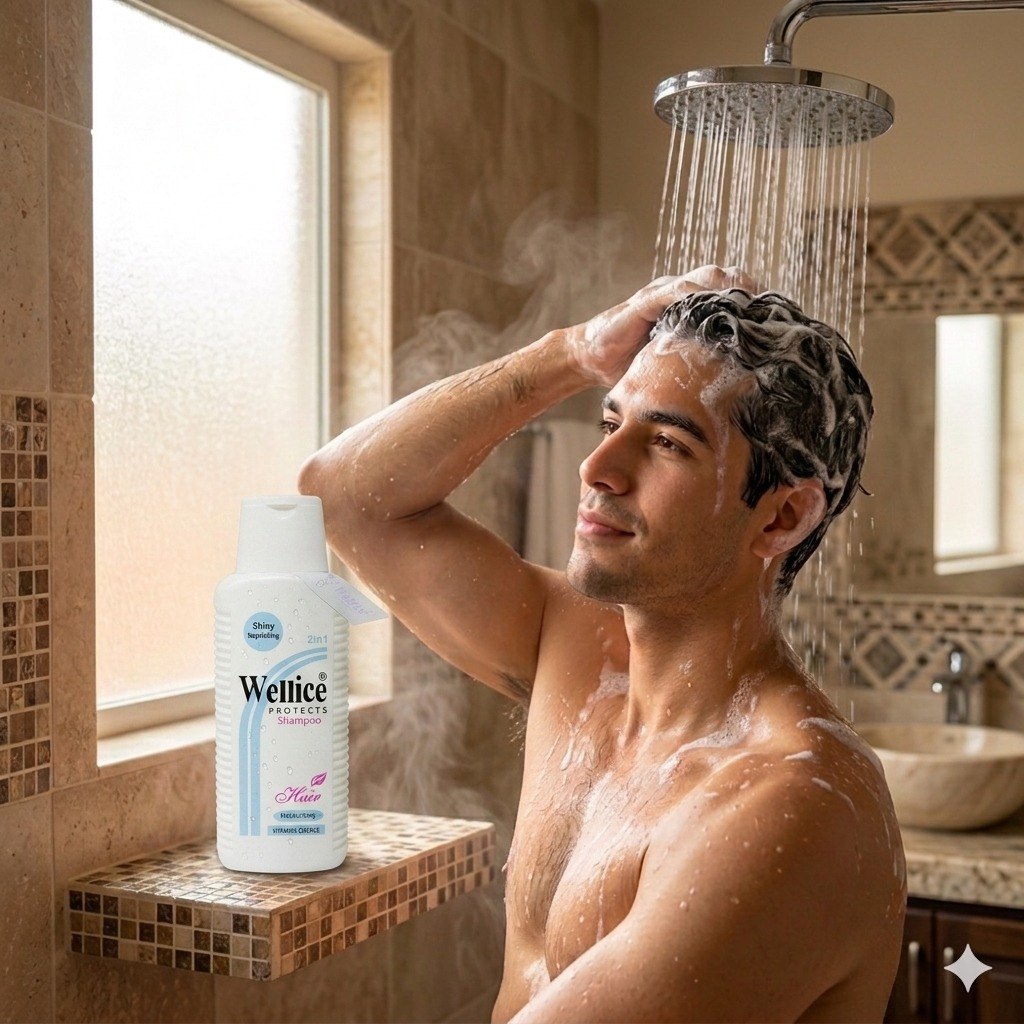 SHAMPOO Y ACONDICIONADOR 2 EN 1 PROTECTOR WELLICE 500G