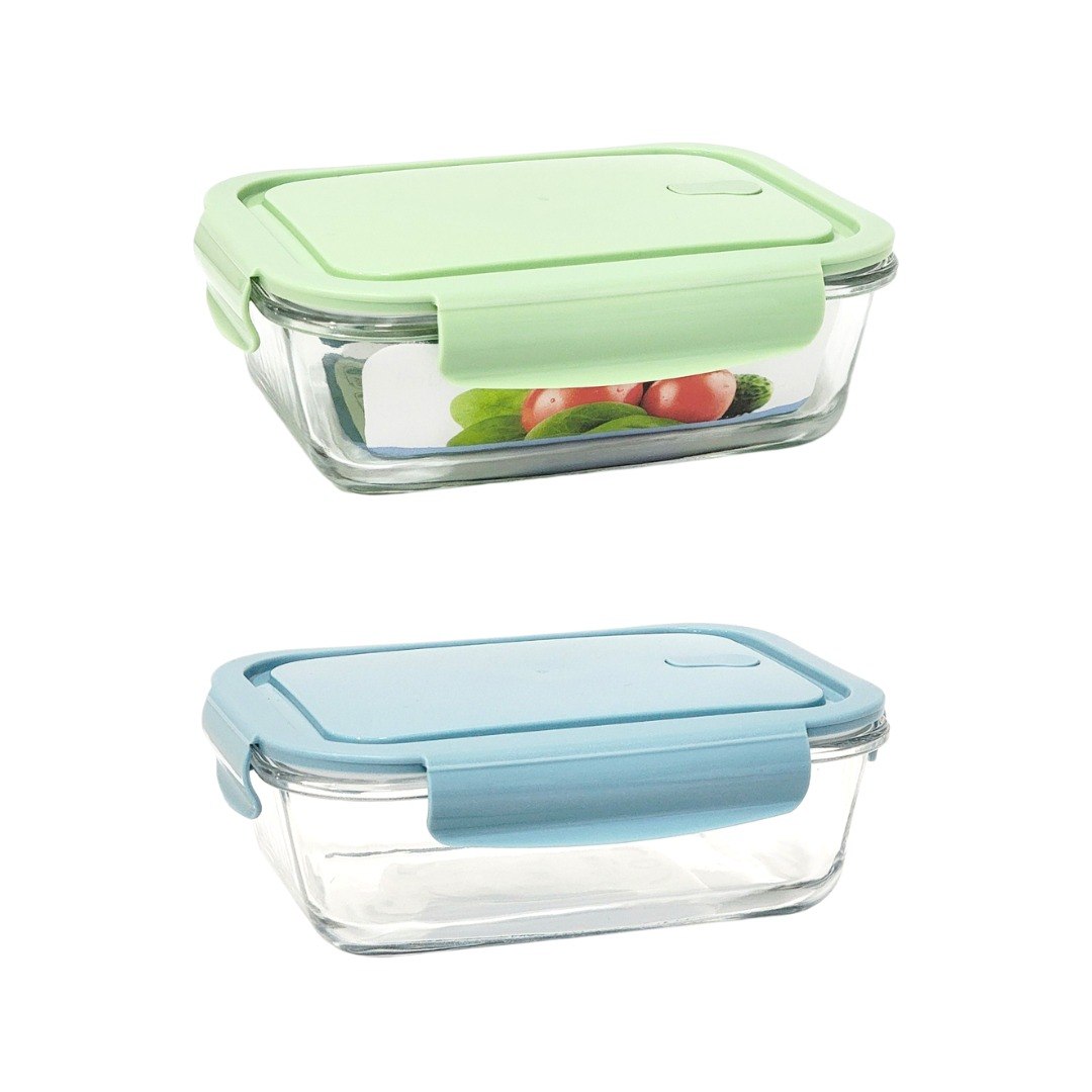 RECIPIENTE PANA PARA ALIMENTOS DE VIDRIO HERMETICO 1040ML