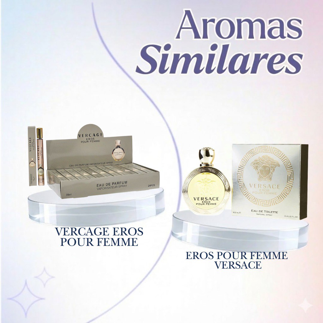 PERFUME EN TUBO VERCAGE EROS POUR FEMME EDP 35ML (M) (AROMA INSPIRADO EN VERSACE EROS POUR FEMME)