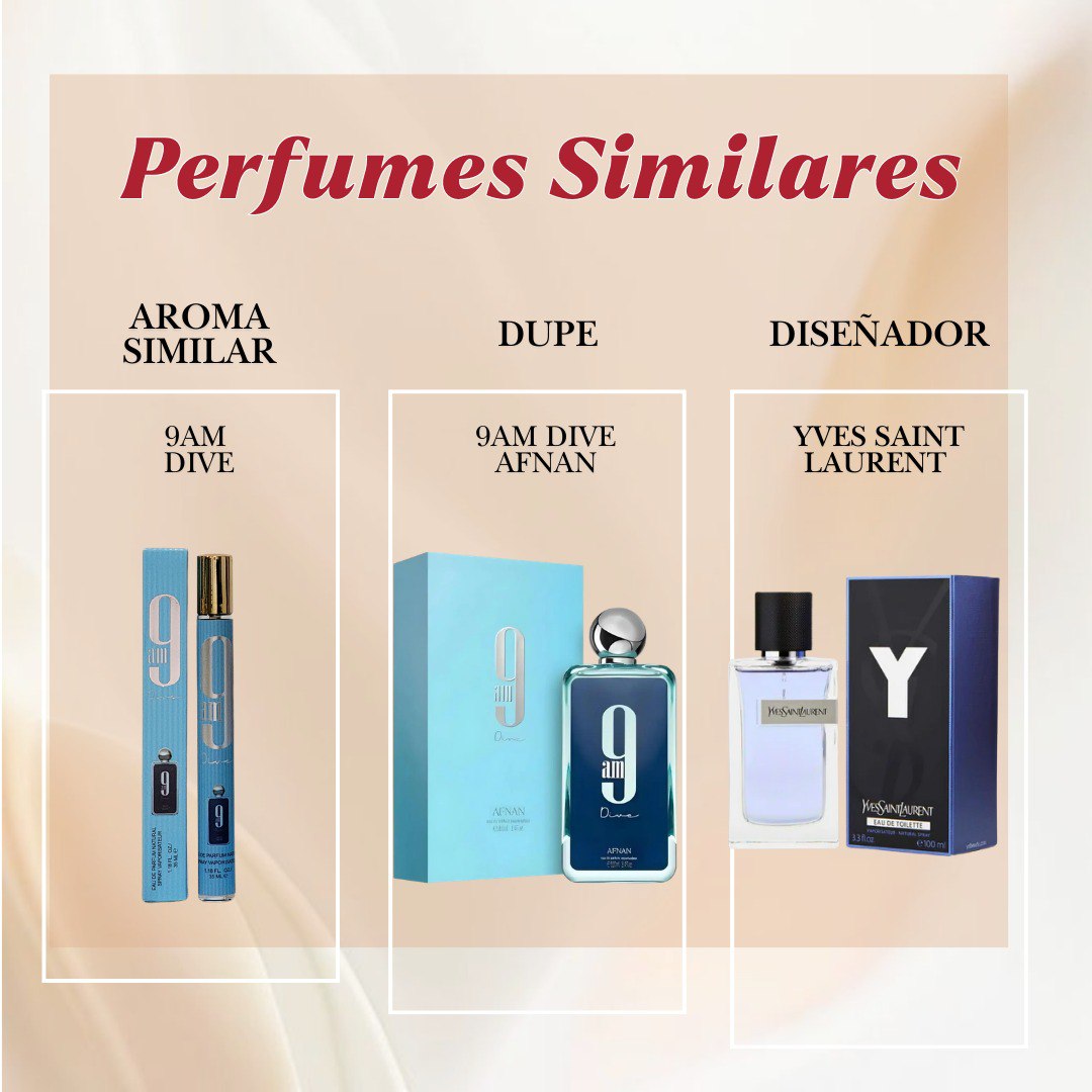 PERFUME EN TUBO 9AM DIVE EDP 35ML (H) (AROMA INSPIRADO EN AFNAN 9AM DIVE)