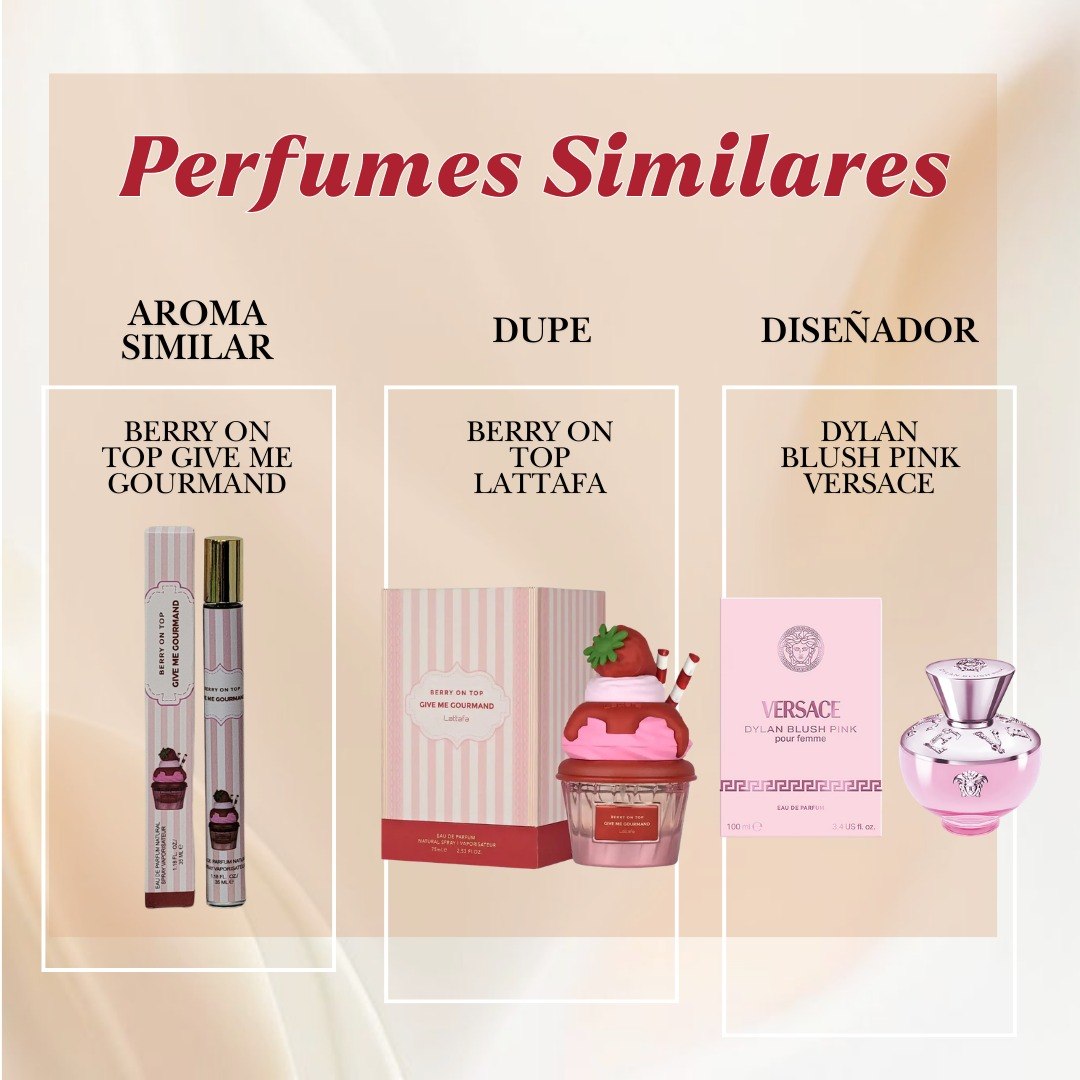 PERFUME EN TUBO BERRY ON TOP EDP 35ML (M) (AROMA INSPIRADO EN LATTAFA BERRY ON TOP)