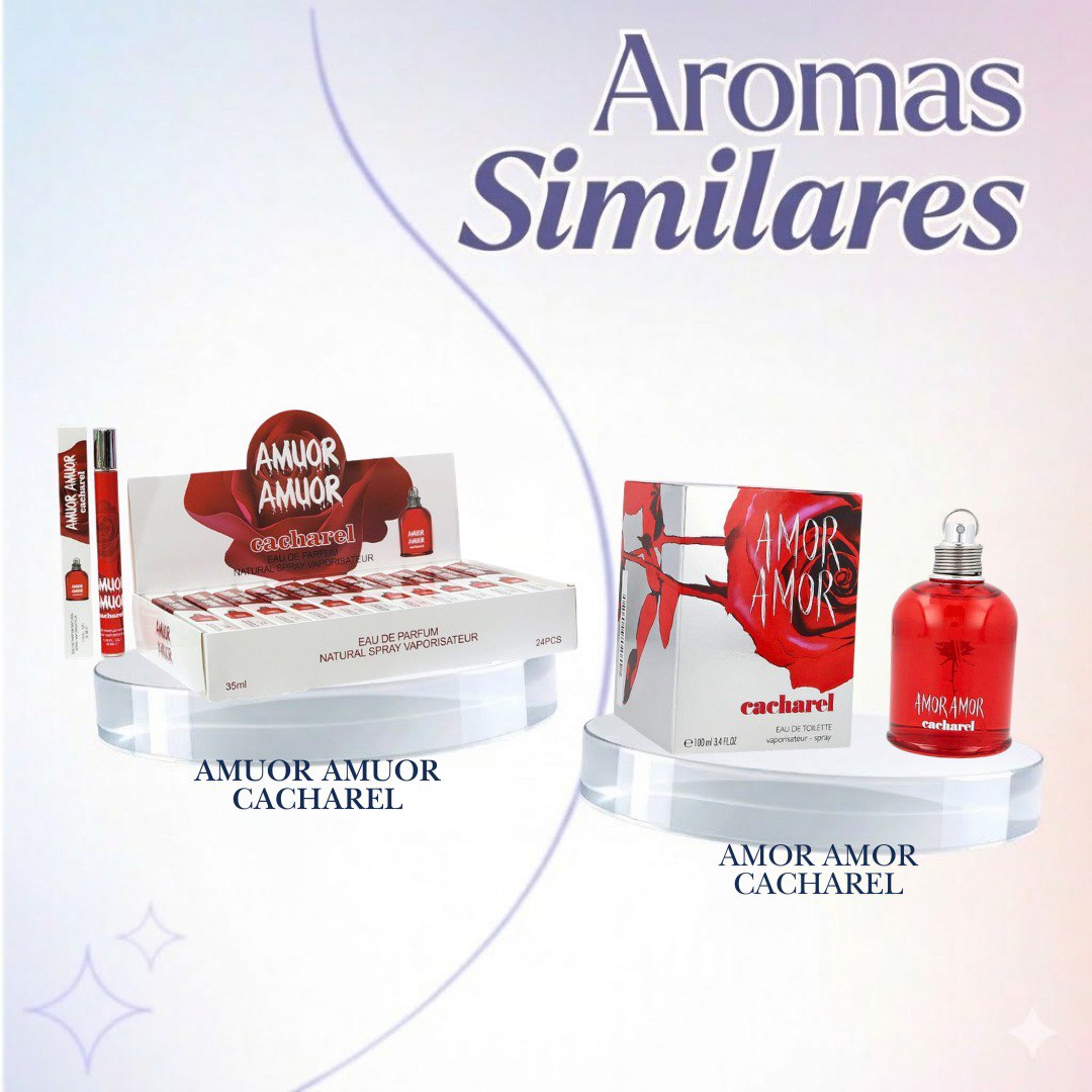 PERFUME EN TUBO AMUOR AMUOR CACHAREL EDP 35ML (M) (AROMA INSPIRADO EN CACHAREL AMOR AMOR)