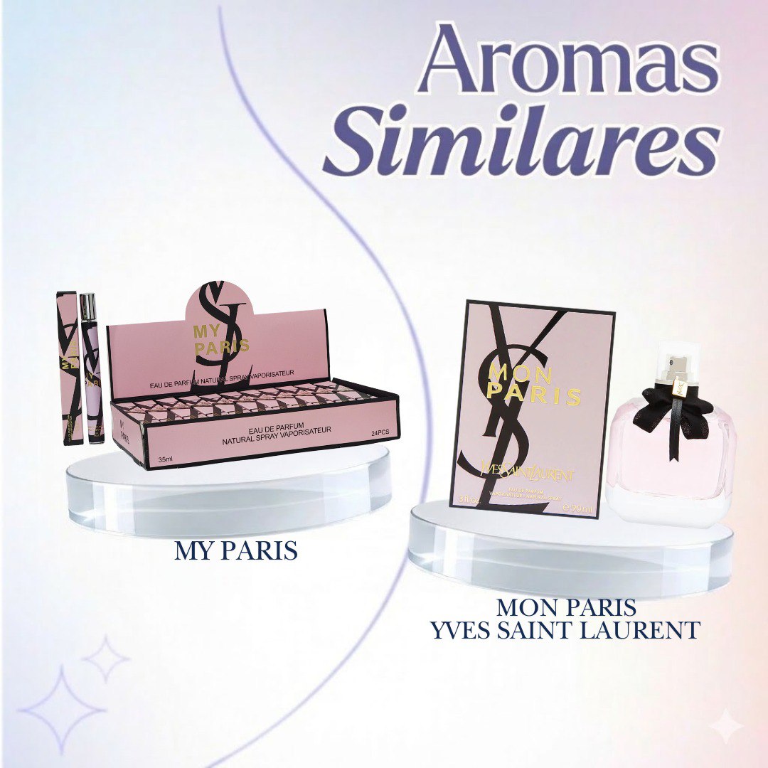 PERFUME EN TUBO MY PARIS EDP 35ML (M) (AROMA INSPIRADO EN YVES SAINT LAURENT MON PARIS)