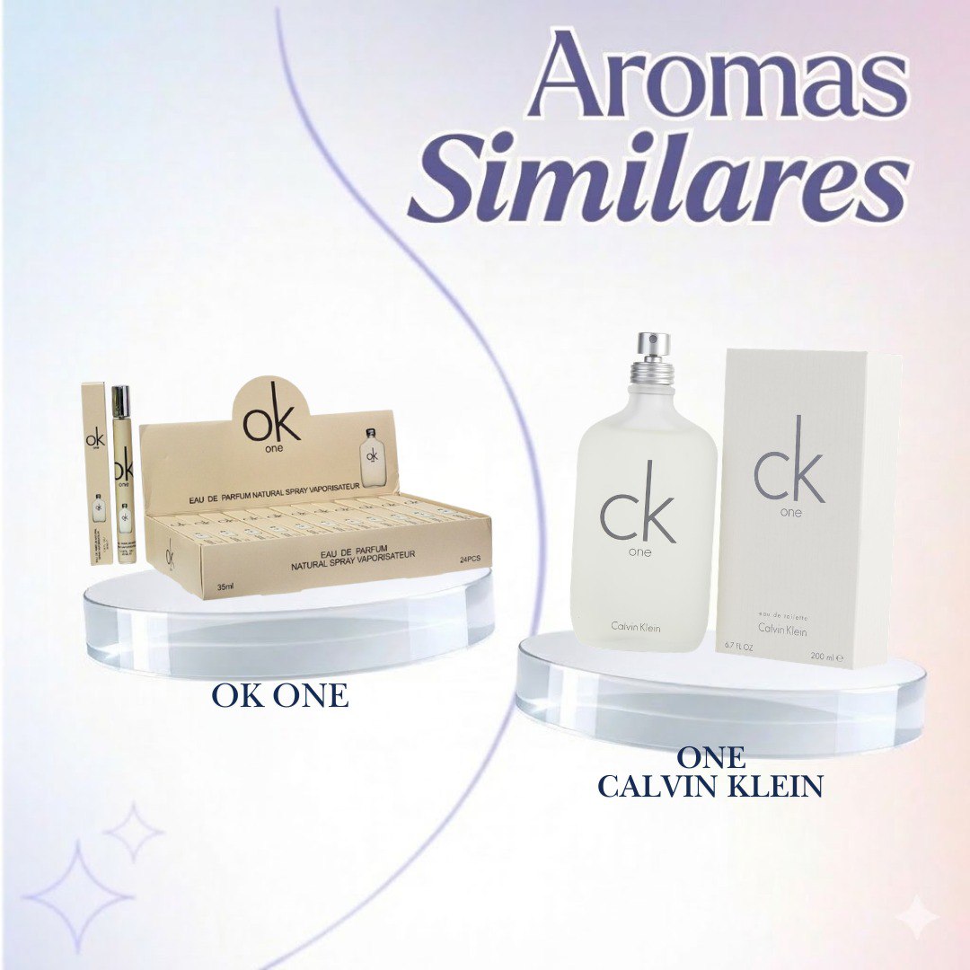PERFUME EN TUBO OK ONEEDP 35ML (U) (AROMA INSPIRADO EN CALVIN KLEIN ONE)