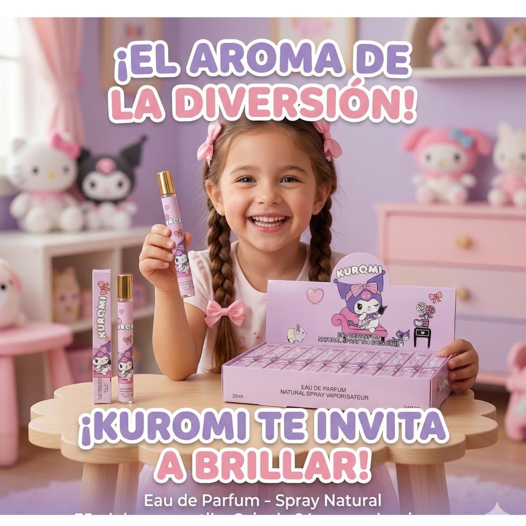 PERFUME EN TUBO PARA NIÑA KURQMI EDP 35ML (M)