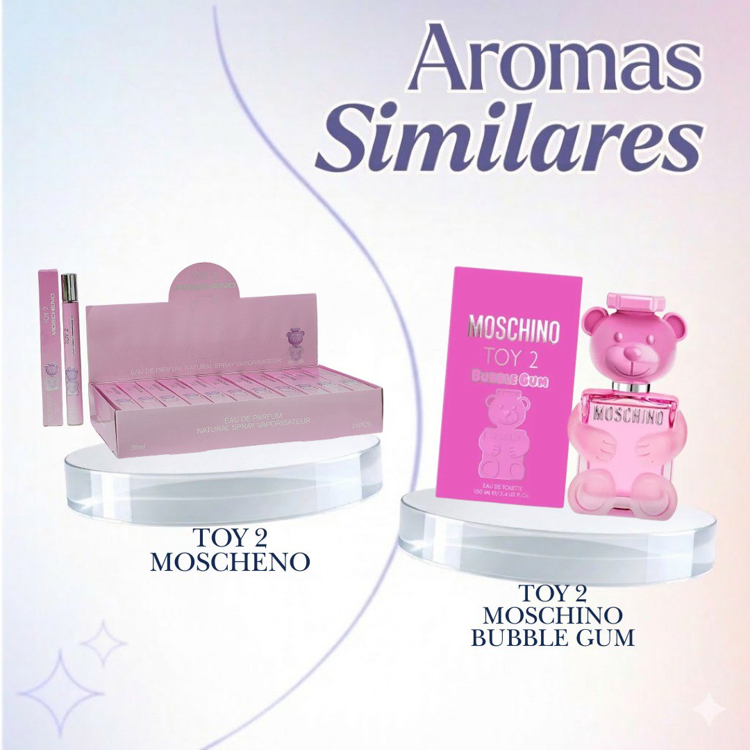 PERFUME EN TUBO TOY 2 MOSCHENO EDP 35ML (M) (AROMA INSPIRADO EN MOSCHINO TOY2 BUBBLE GUM)