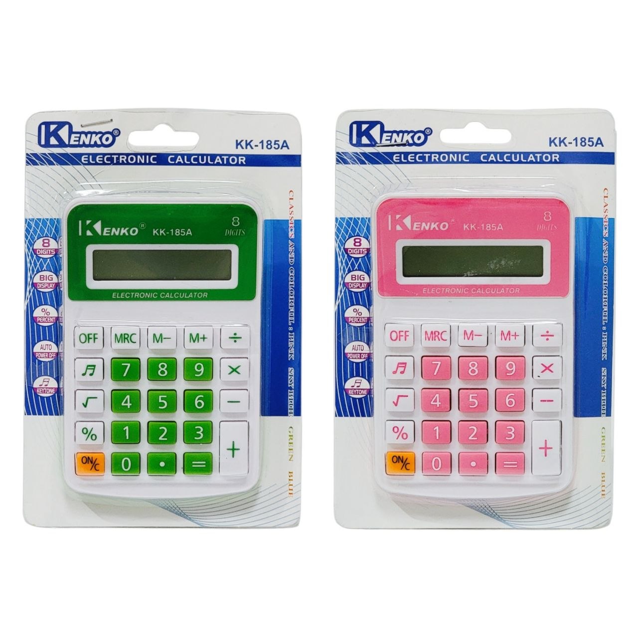 CALCULADORA ELECTRONICA PORTATIL DE 8 DIGITOS KENKO 12X8CM