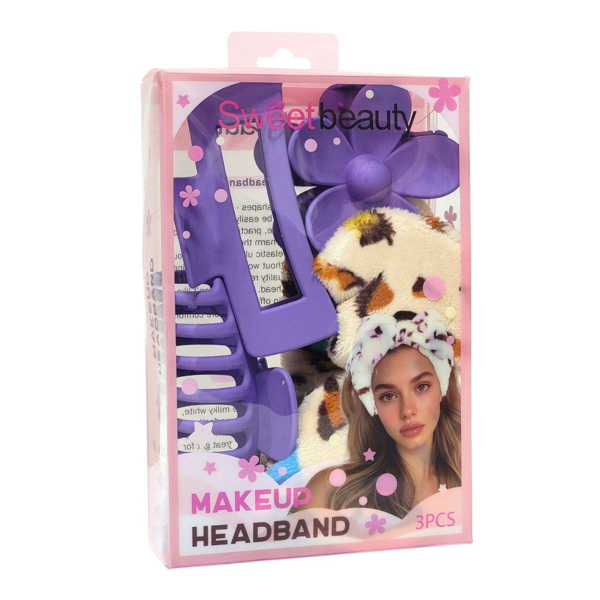 SET DE CUIDADO PERSONAL DE DIADEMAS Y ACCESORIOS DE BELLEZA 4PCS SWEETBEAUTY