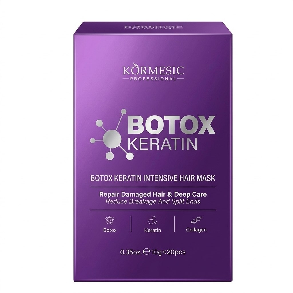 AMPOLLA TRATAMIENTO PARA EL CABELLO CONCENTRADO INTESIVO DE QUERATINA Y COLAGENO KORMESIC 10ML