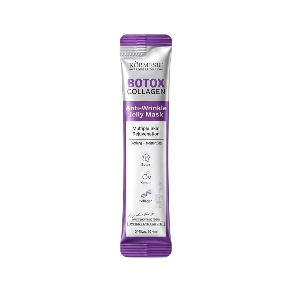 MASCARILLA FACIAL EN GEL ANTIEDAD DE BOTOX Y COLAGENO 10UND KORMESIC 40MLX10